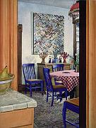 Dining Room with Abstraction  1977 24x18